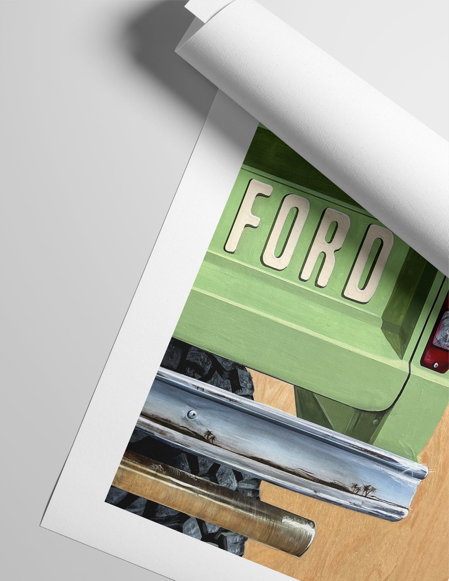 "Palms + Bronco" Print