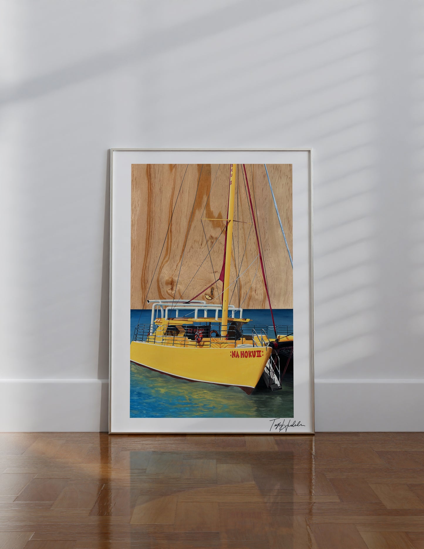 "Yellow Drift" Print