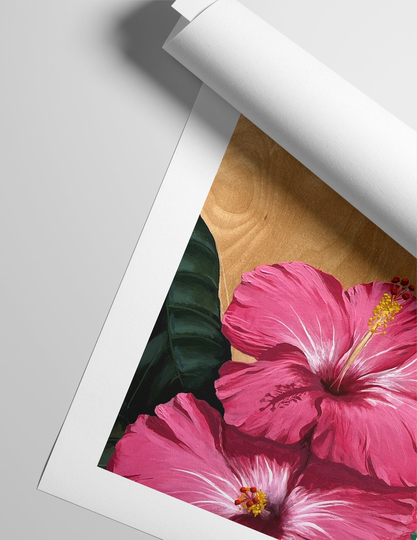 "Hibiscus + Vespa" Print