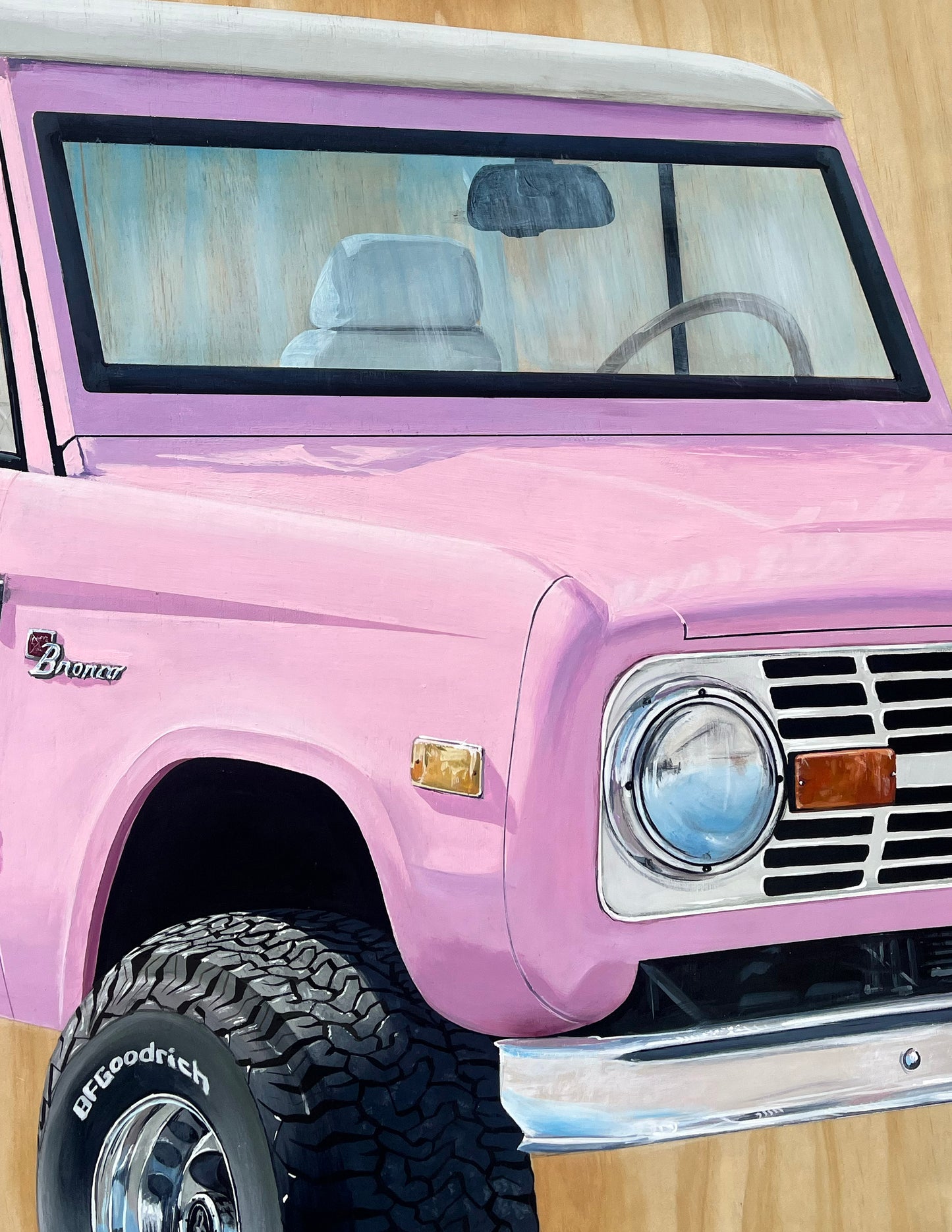 "Barbie's Dream Ride" Original Painting