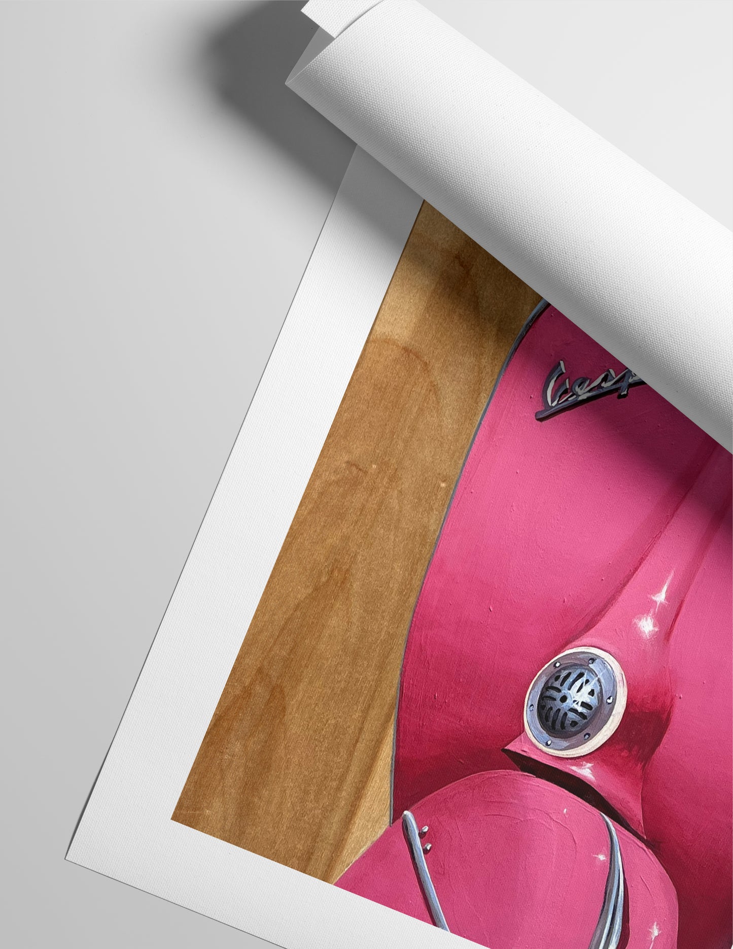 "Hibiscus + Vespa" Print