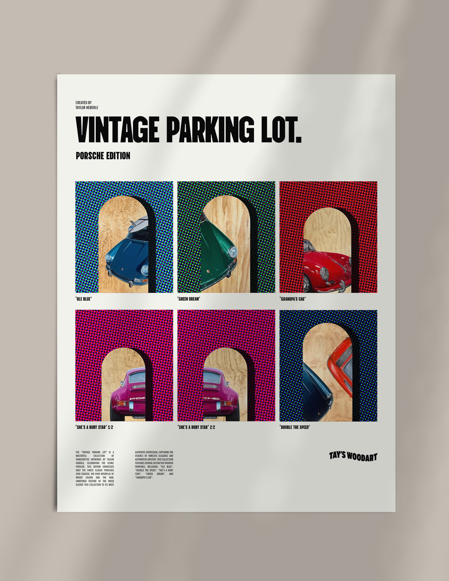 'VINTAGE PARKING LOT' POSTER