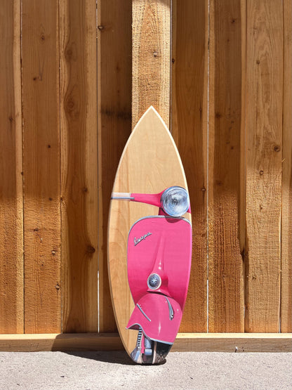 Vespa Surfboard Original Painting