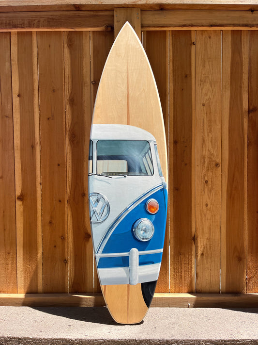 VW Bus Surfboard Original Painting