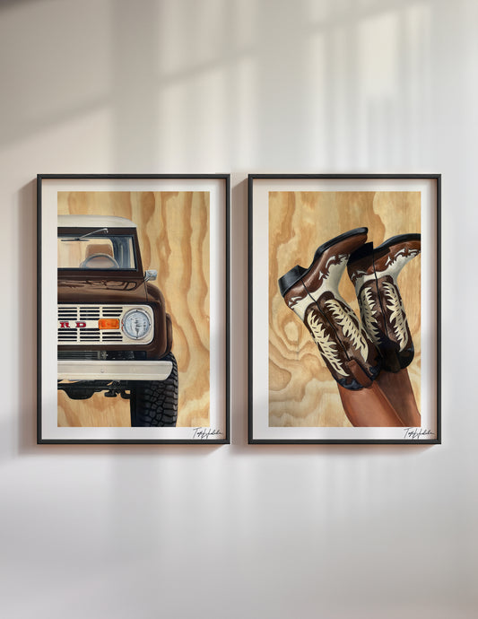 "Cowboy Roots" Print