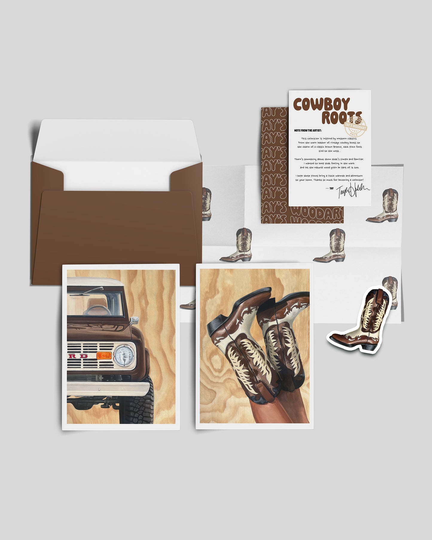 "Cowboy Roots" Pack (Print Club Archive)