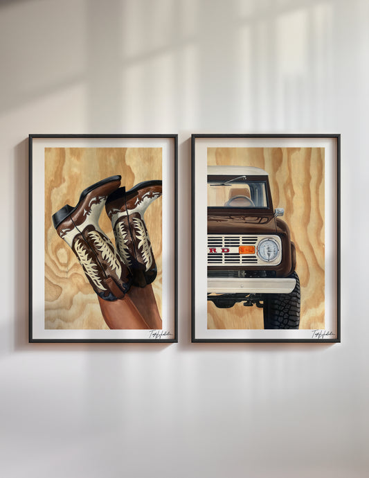 "Cowboy Roots" Print