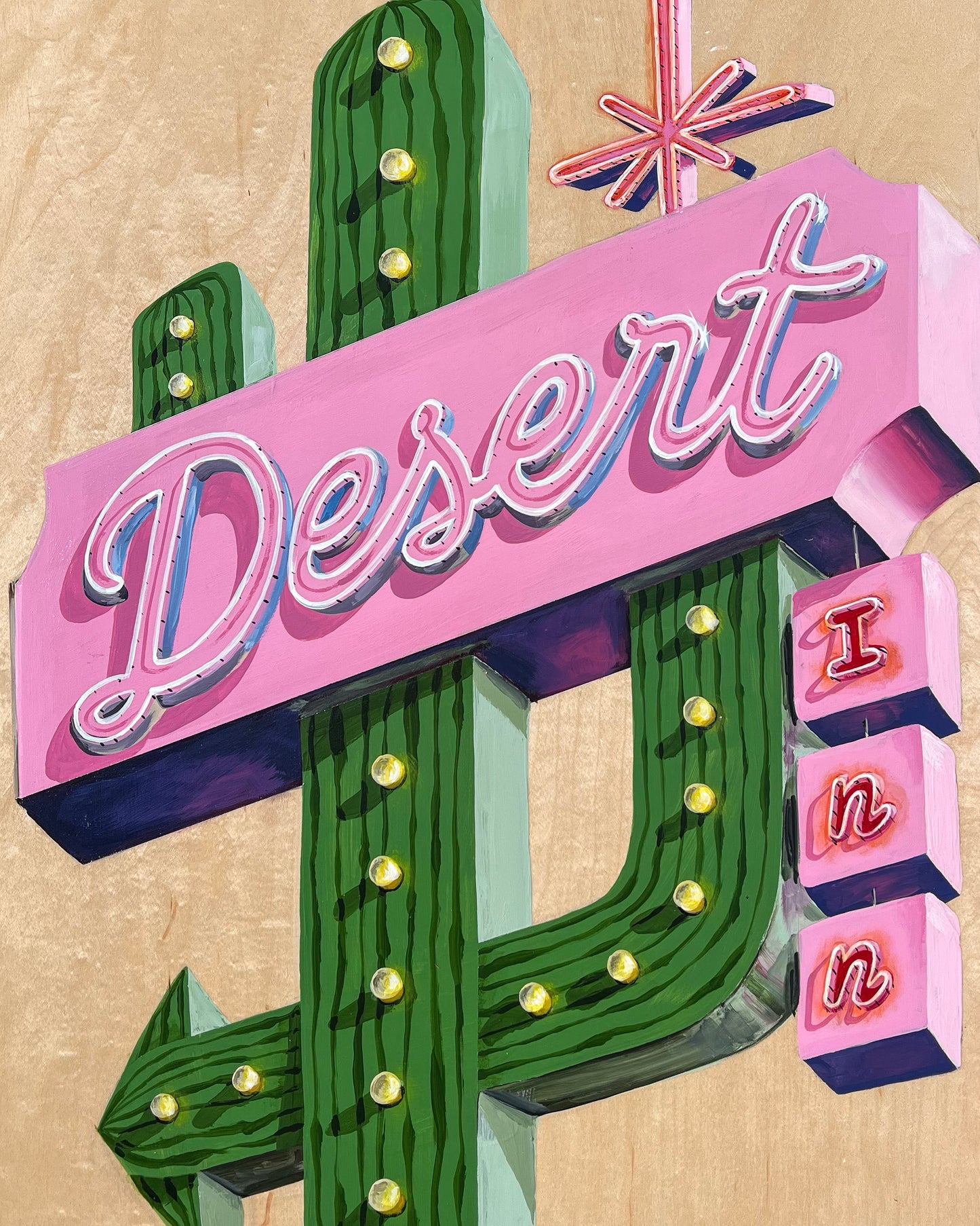 "Desert Inn" No. 2 Original Painting