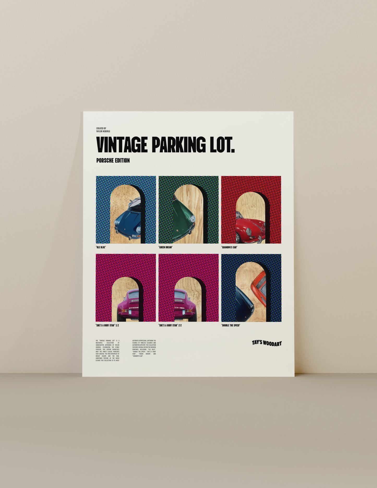 'VINTAGE PARKING LOT' POSTER