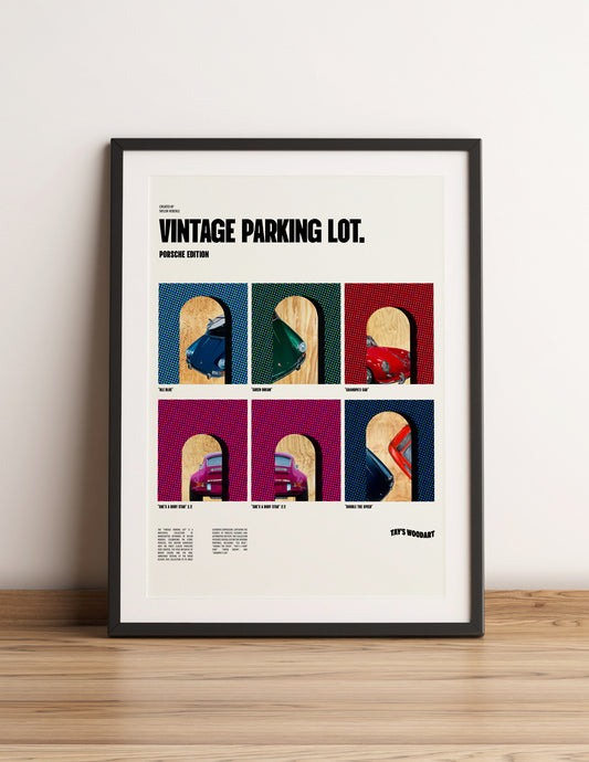 'VINTAGE PARKING LOT' POSTER