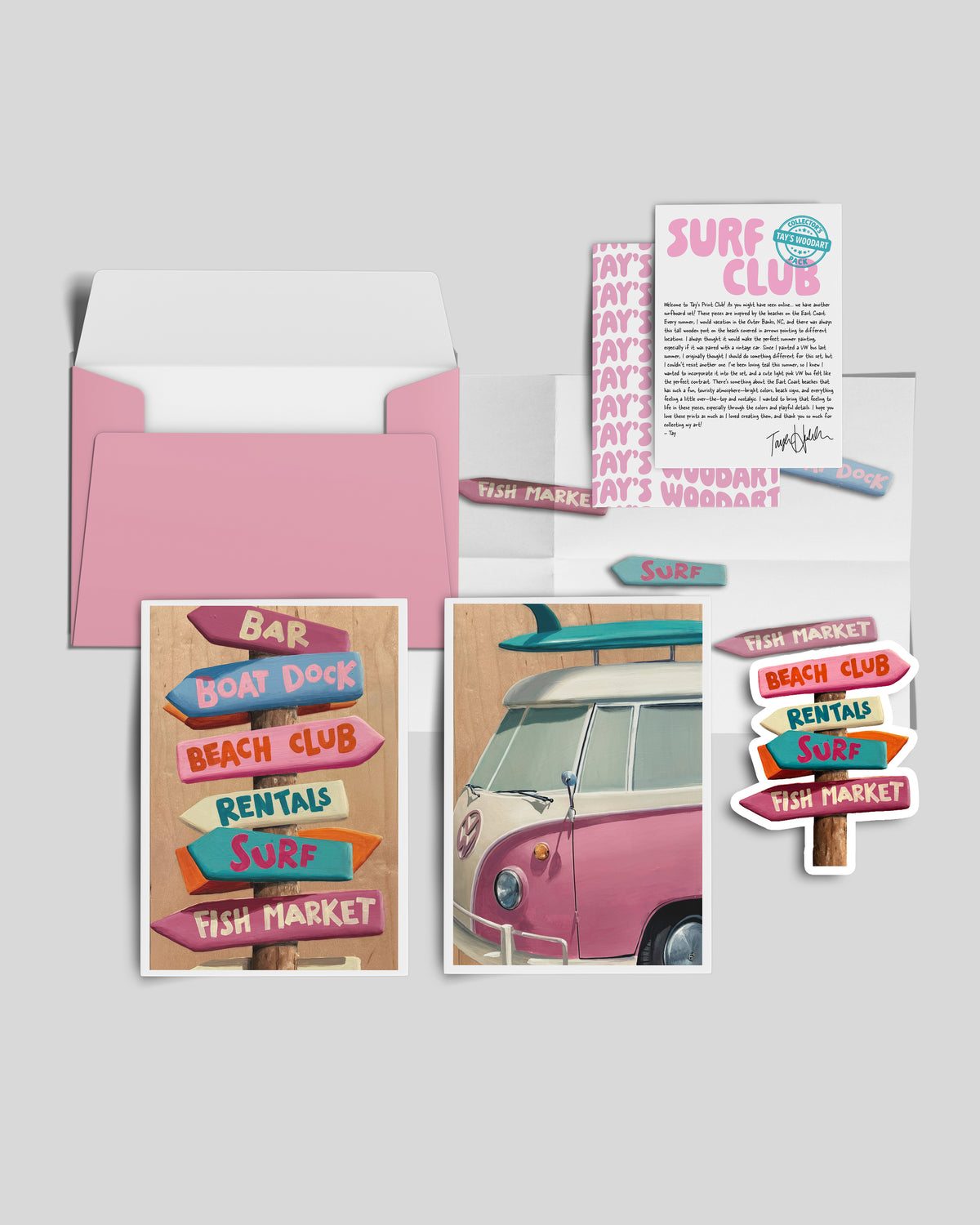 "Surf Club" Pack (Print Club Archive)